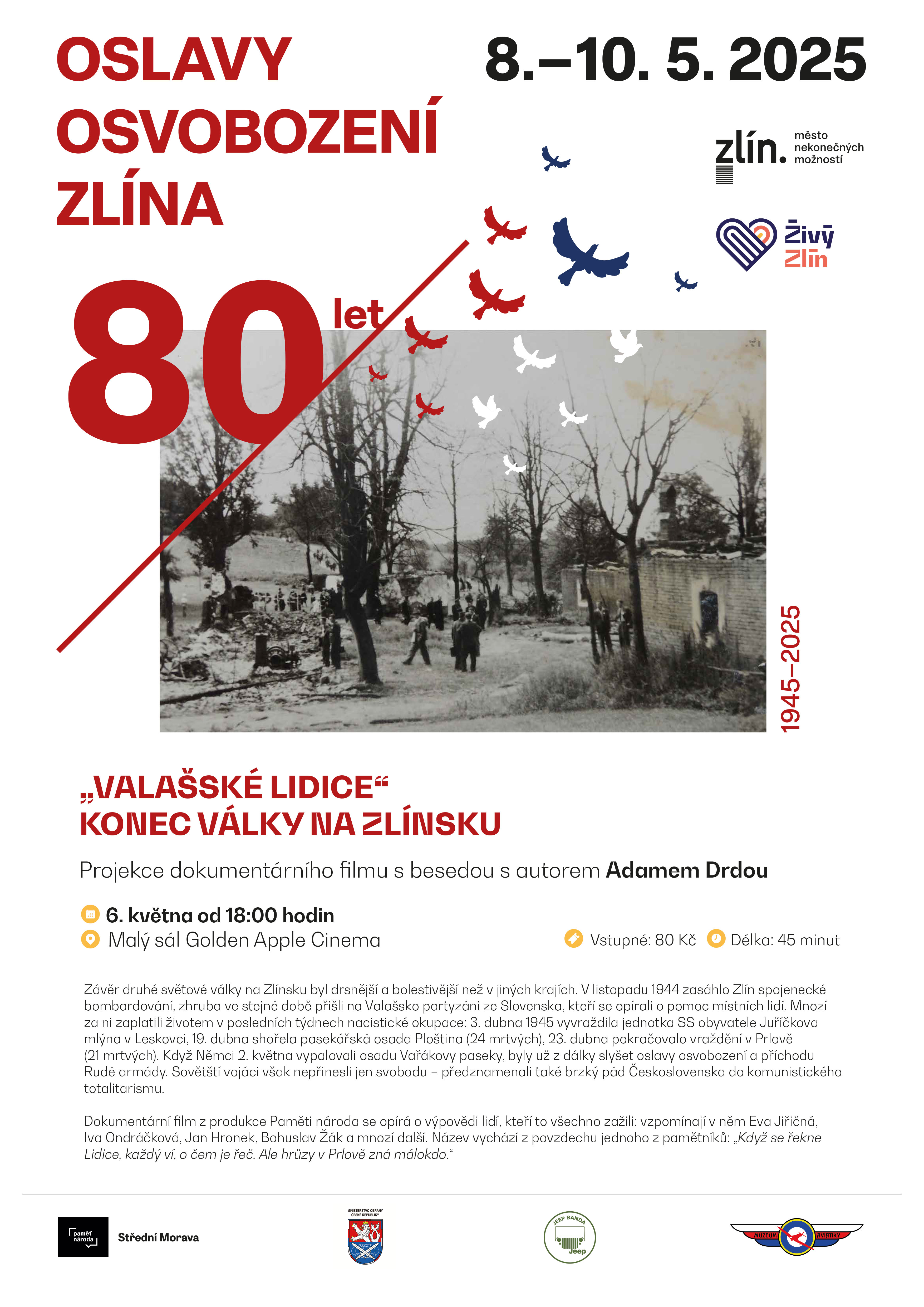 "Valašské Lidice" - Konec války na Zlínsku